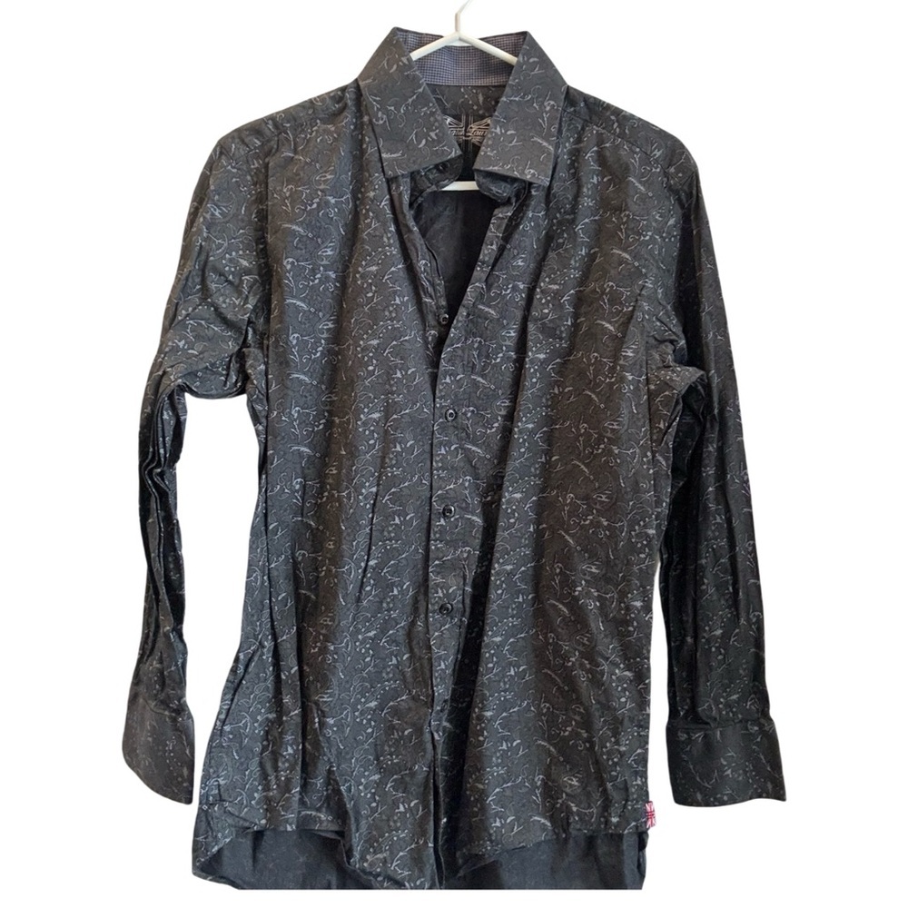 English Laundry Shirt Mens Size 32/33 Black Long Sleeve Button Down Outdoor